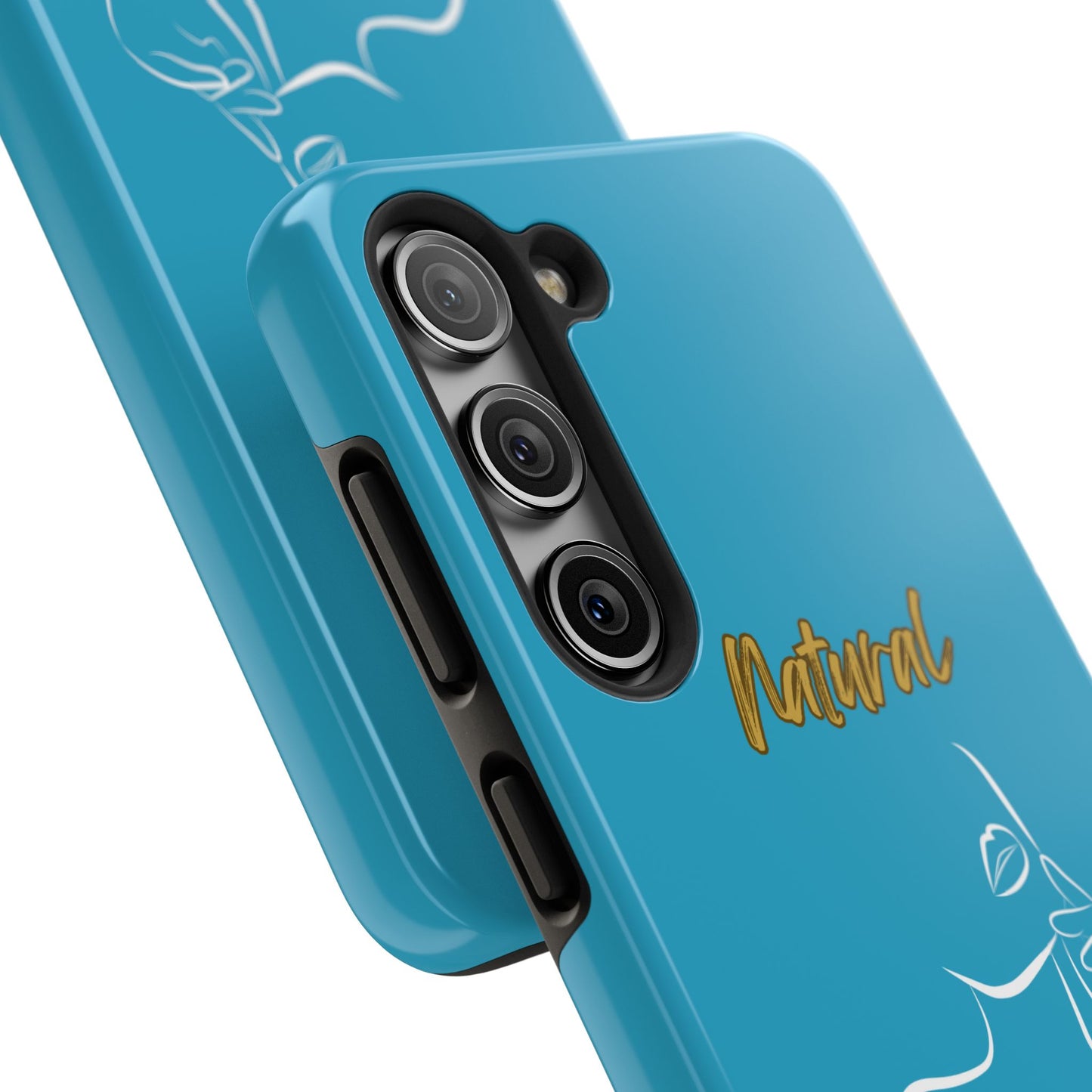 Natural Woman Chin Up (WL)Tough Phone Cases TURQUOISE