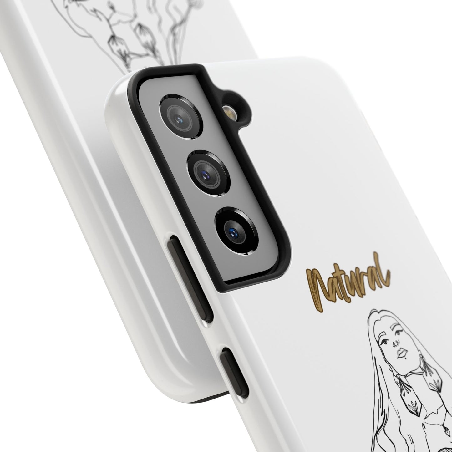 Natural Woman Thinking (BL)Tough Phone Cases WHITE