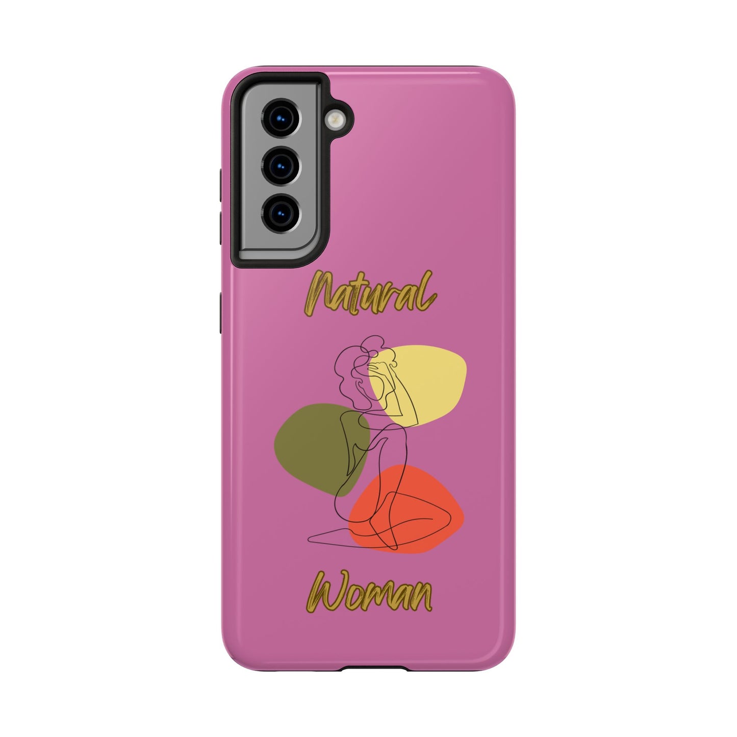Natural Woman Colorful Pose (BL)Tough Phone Cases LIGHT PINK