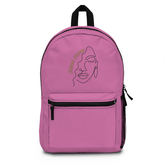 Natural Woman Half Face (BL) Backpack LIGHT PINK