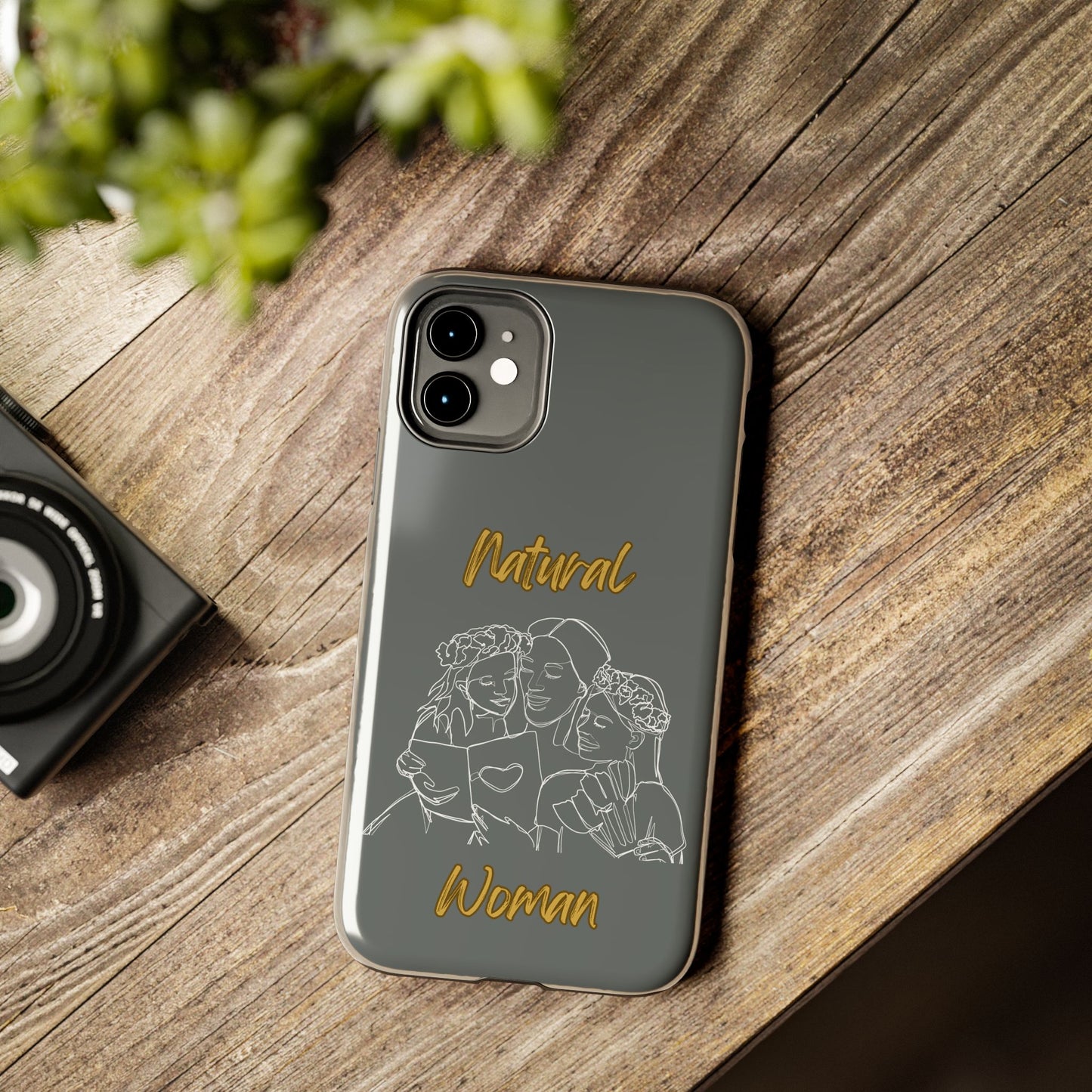 Natural Woman Me & My Girls (WL)Tough Phone Cases DARK GREY