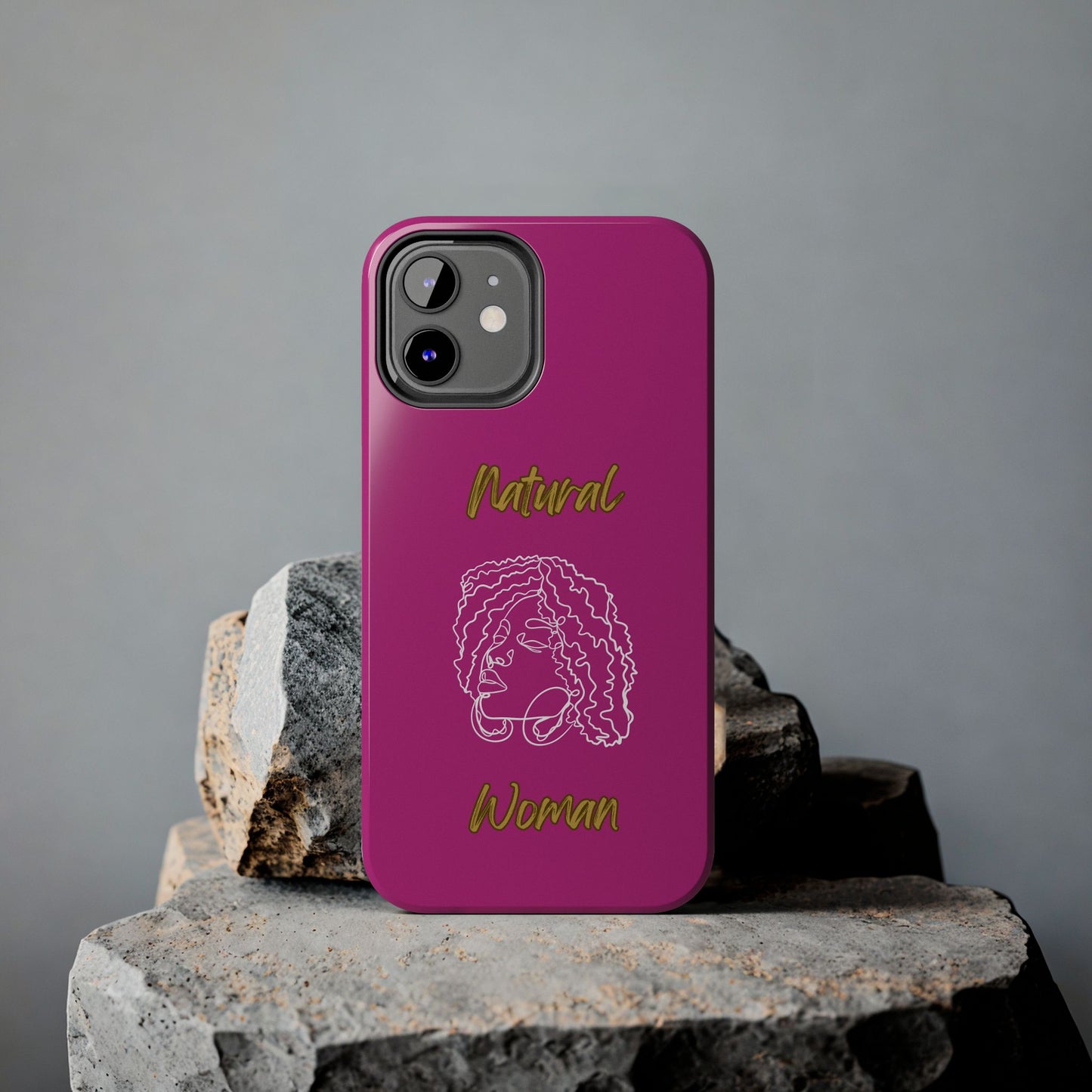 Natural Woman Naturally Me (WL)Tough Phone Cases PINK