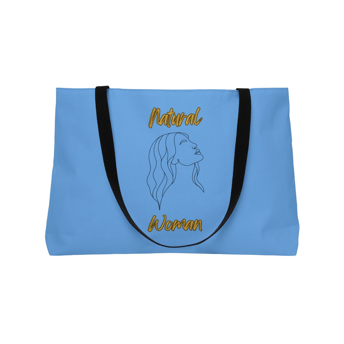 Natural Woman Breeze On Face (BL) Weekender Tote Bag LIGHT BLUE