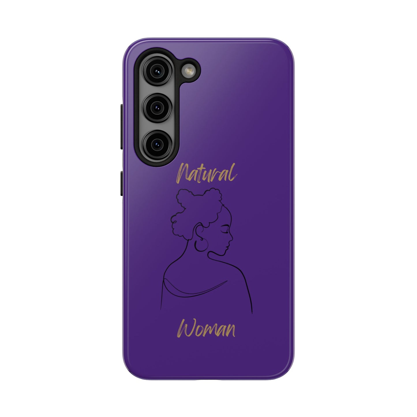 Natural Woman Twists (BL) Tough Phone Cases PURPLE