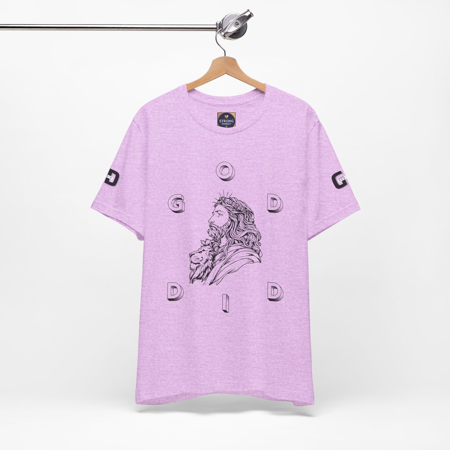 "GOD DID" —(BL) Jesus/Lion Profile