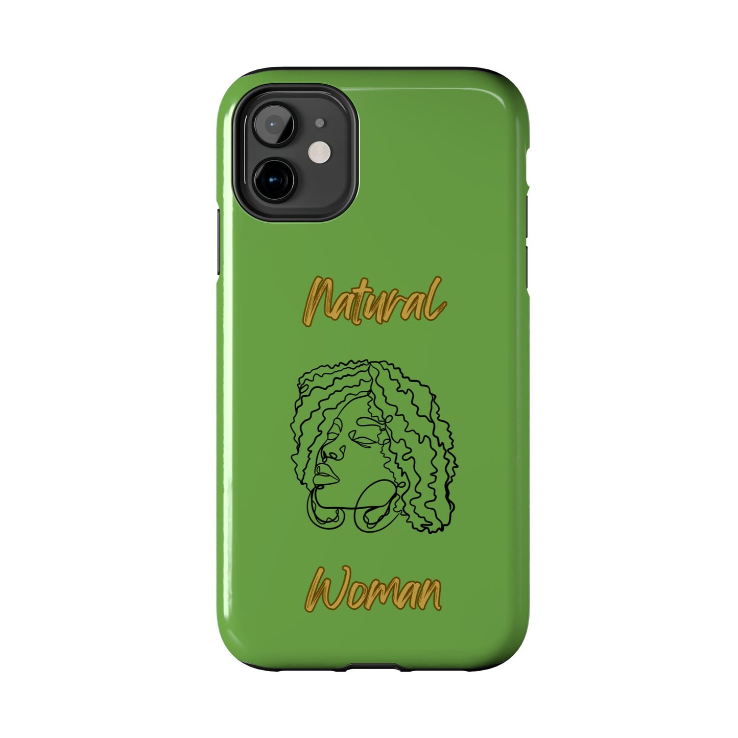Natural Woman Naturally Me (BL)Tough Phone Cases GREEN