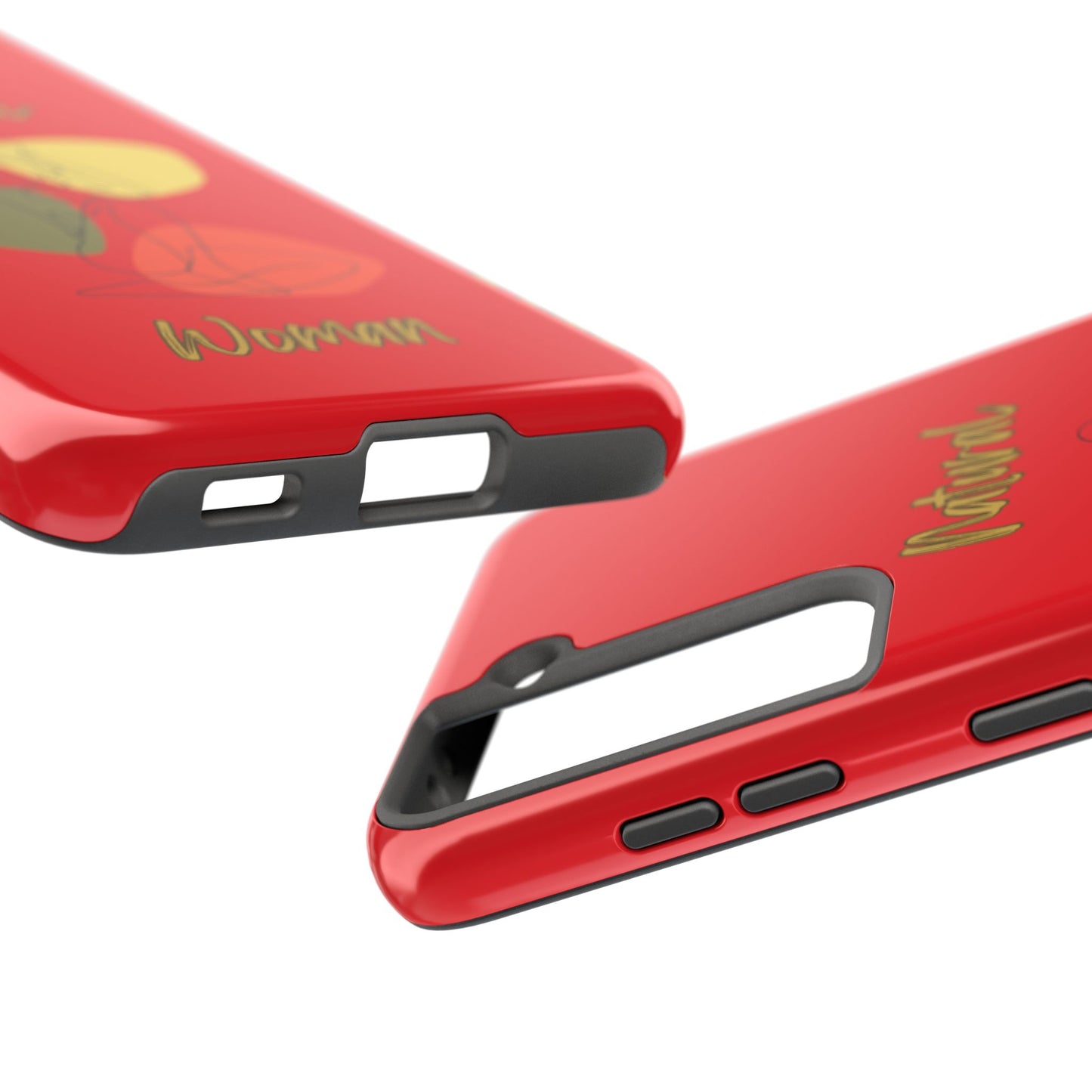 Natural Woman Colorful Pose (BL)Tough Phone Cases RED