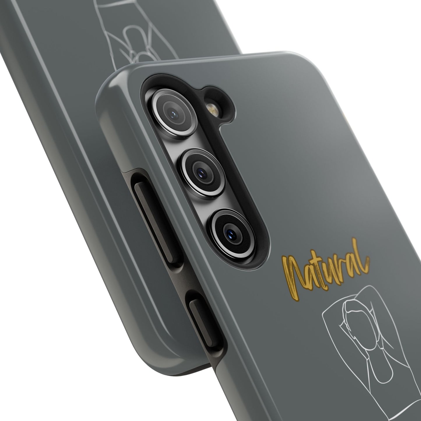 Natural Woman I Love Me (WL)Tough Phone Cases DARK GREY