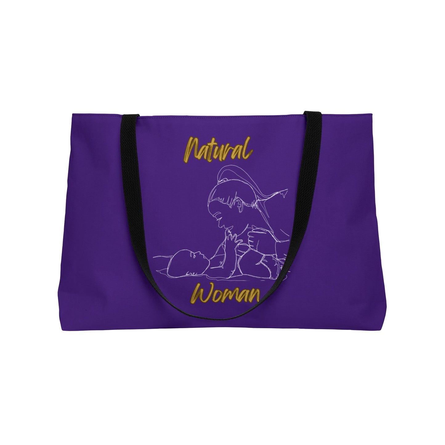 Natural Woman New Life (WL) Weekender Tote Bag PURPLE