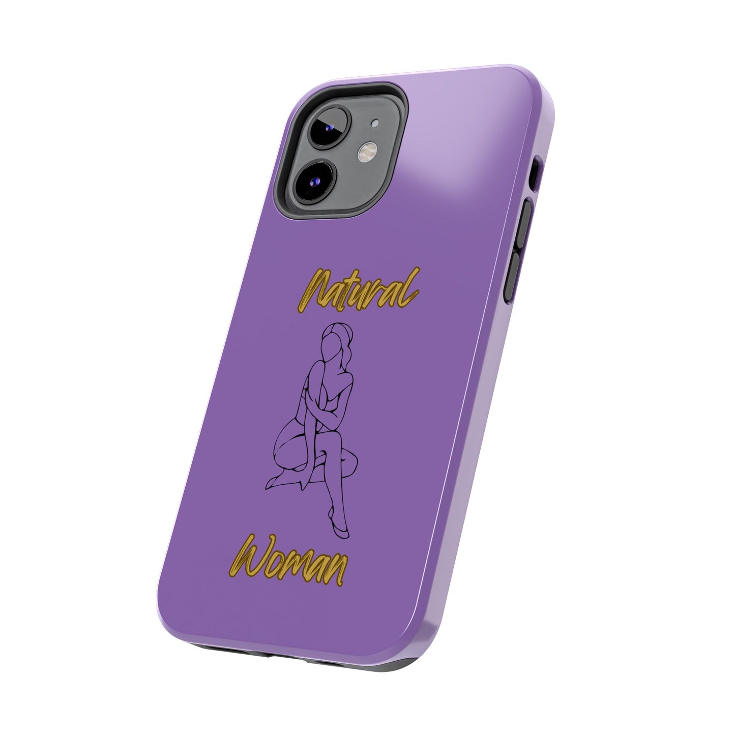 Natural Woman Shoulder Action (BL)Tough Phone Cases LIGHT PURPLE