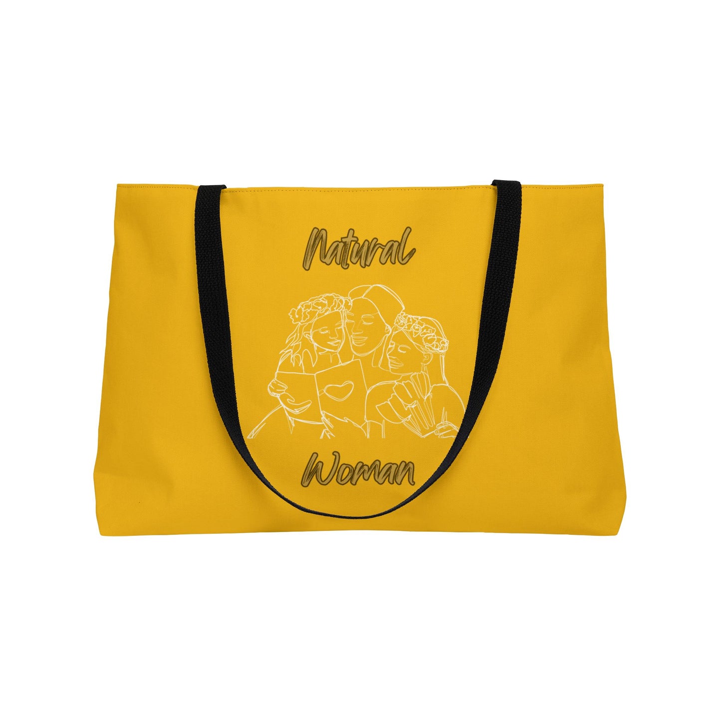 Natural Woman Me & My Girls (WL) Weekender Tote Bag YELLOW