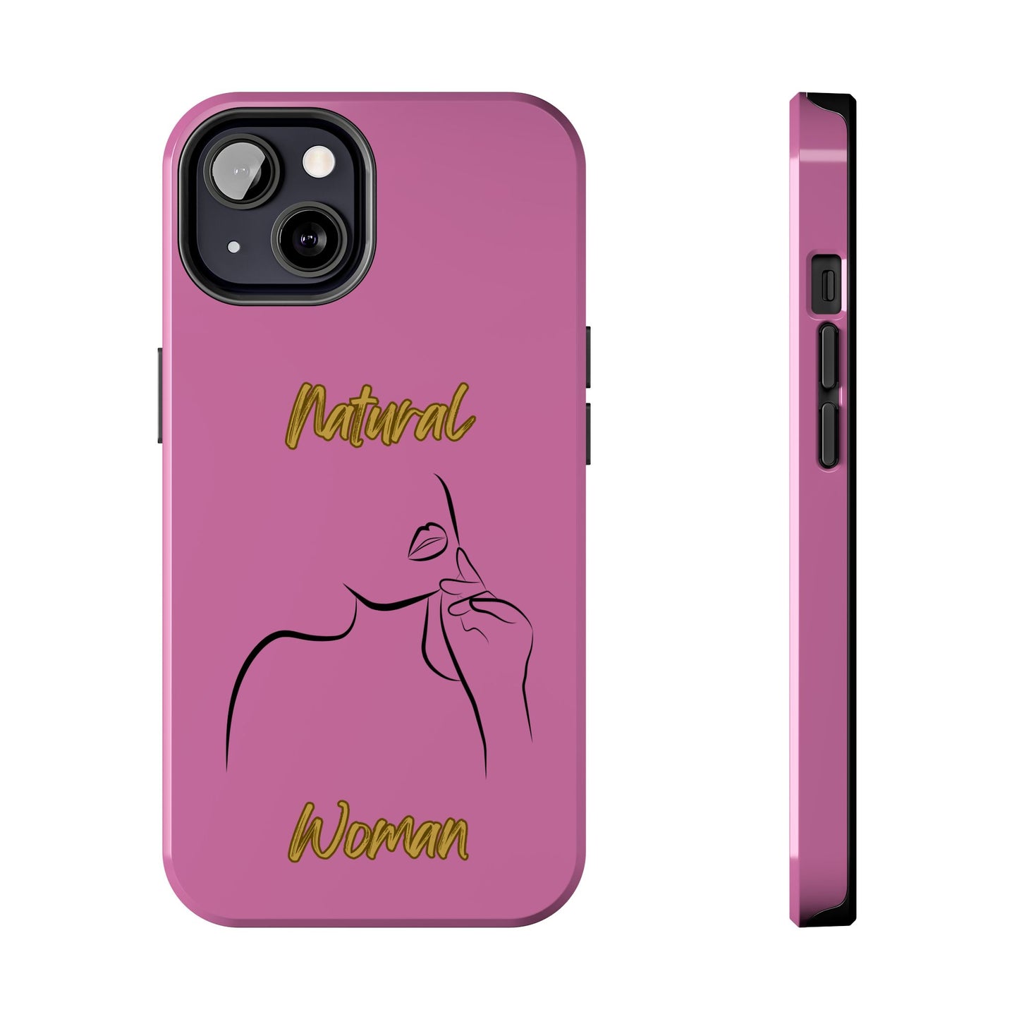 Natural Woman Chin Up (BL)Tough Phone Cases LIGHT PINK