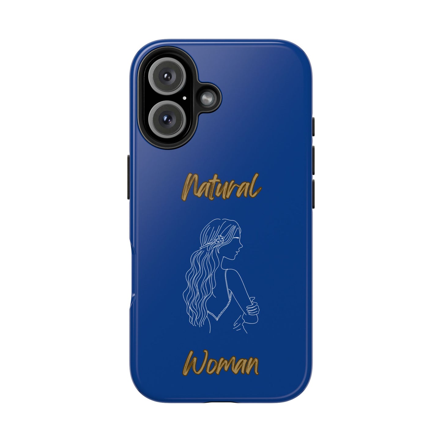 Natural Woman Young Woman (WL)Tough Phone Cases DARK BLUE