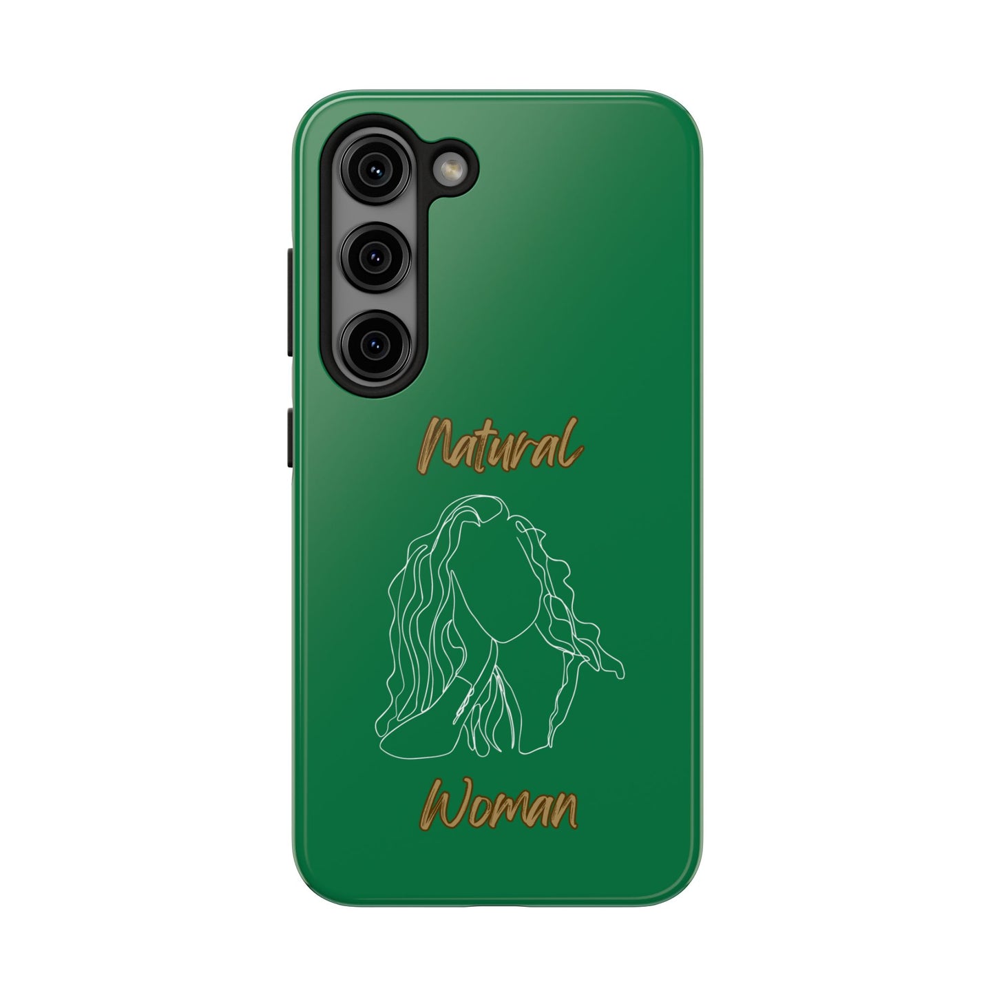 Natural Woman Relaxed (WL) Tough Phone Cases DARK GREEN