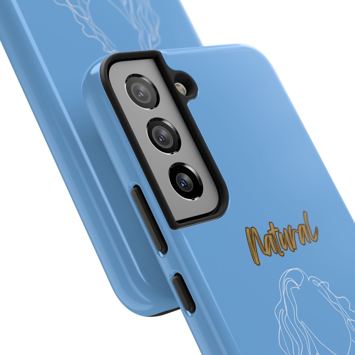 Natural Woman Relaxed (WL) Tough Phone Cases LIGHT BLUE