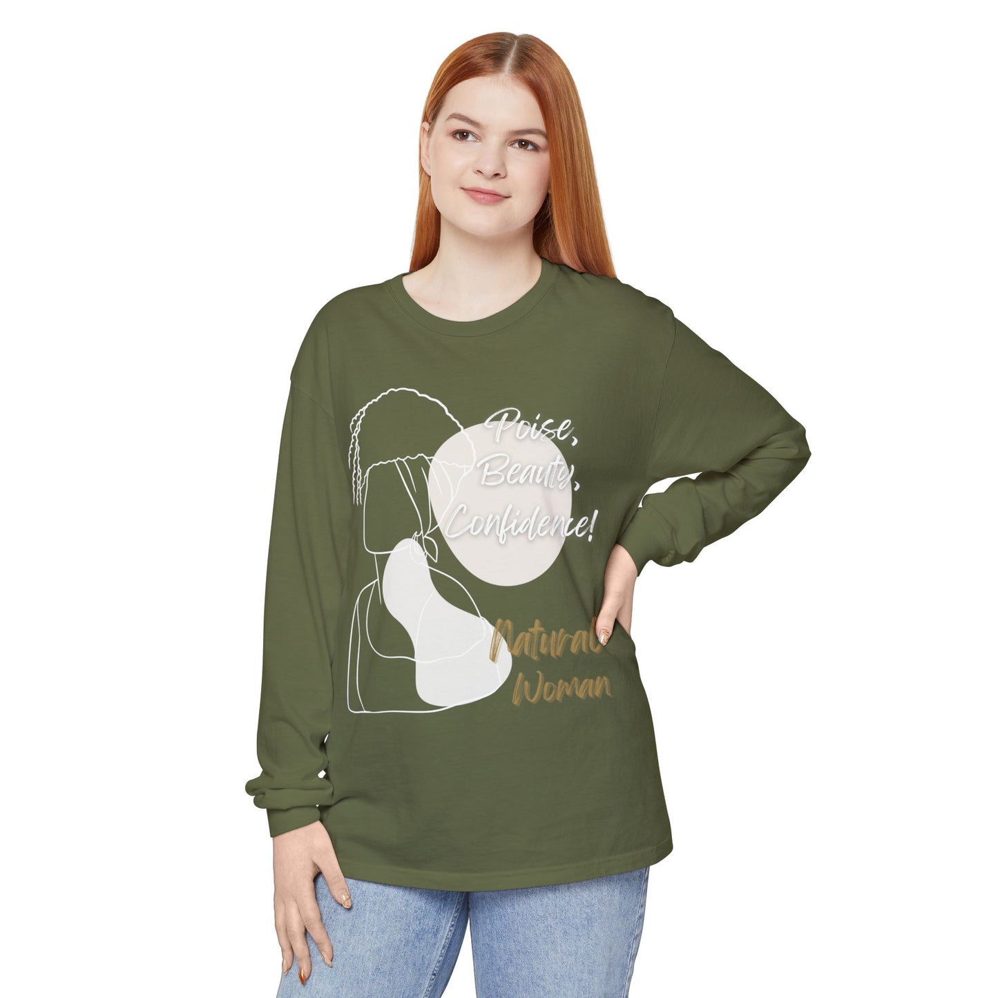 Natural Woman Puff (WL) Long Sleeve T-Shirt