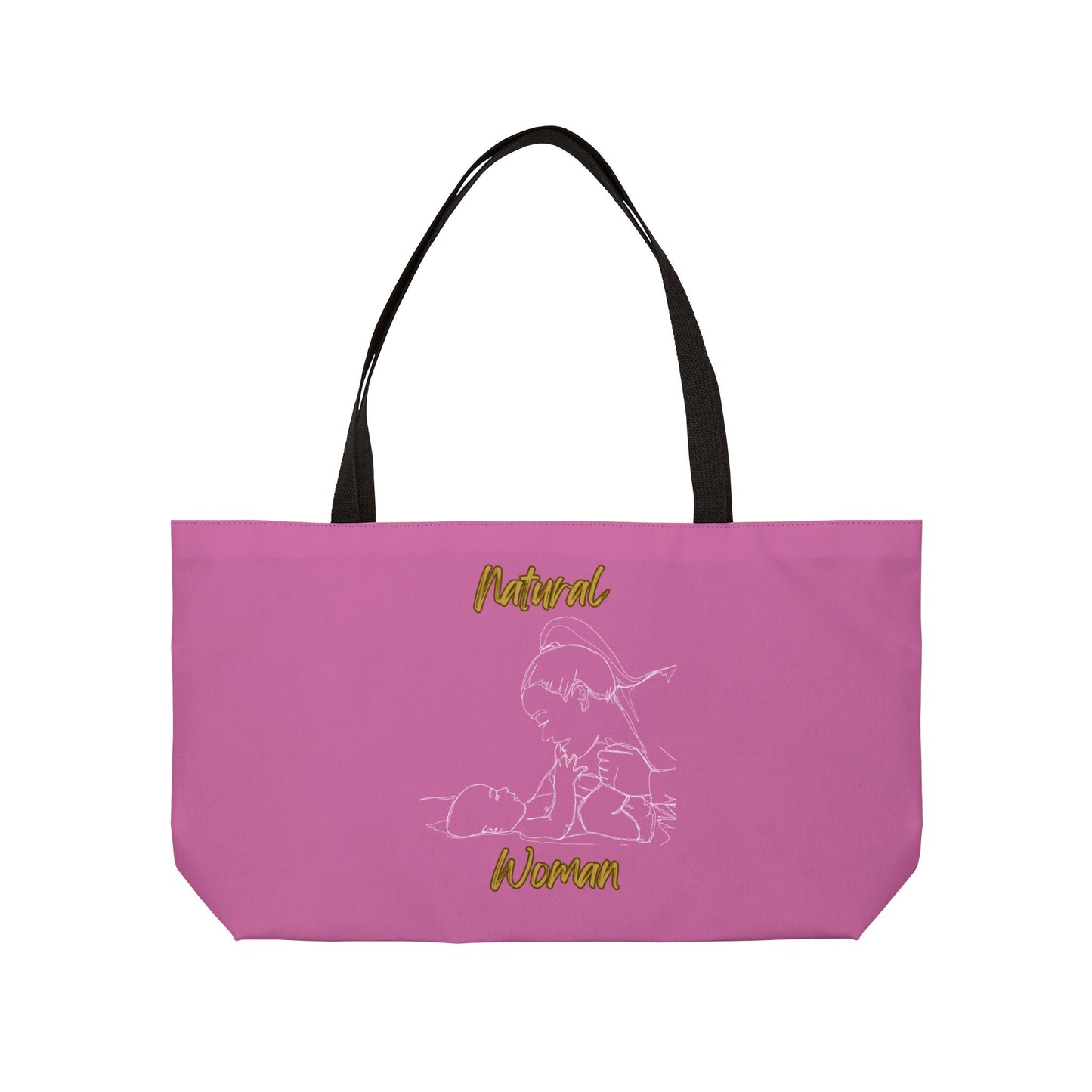 Natural Woman New Life (WL) Weekender Tote Bag LIGHT PINK