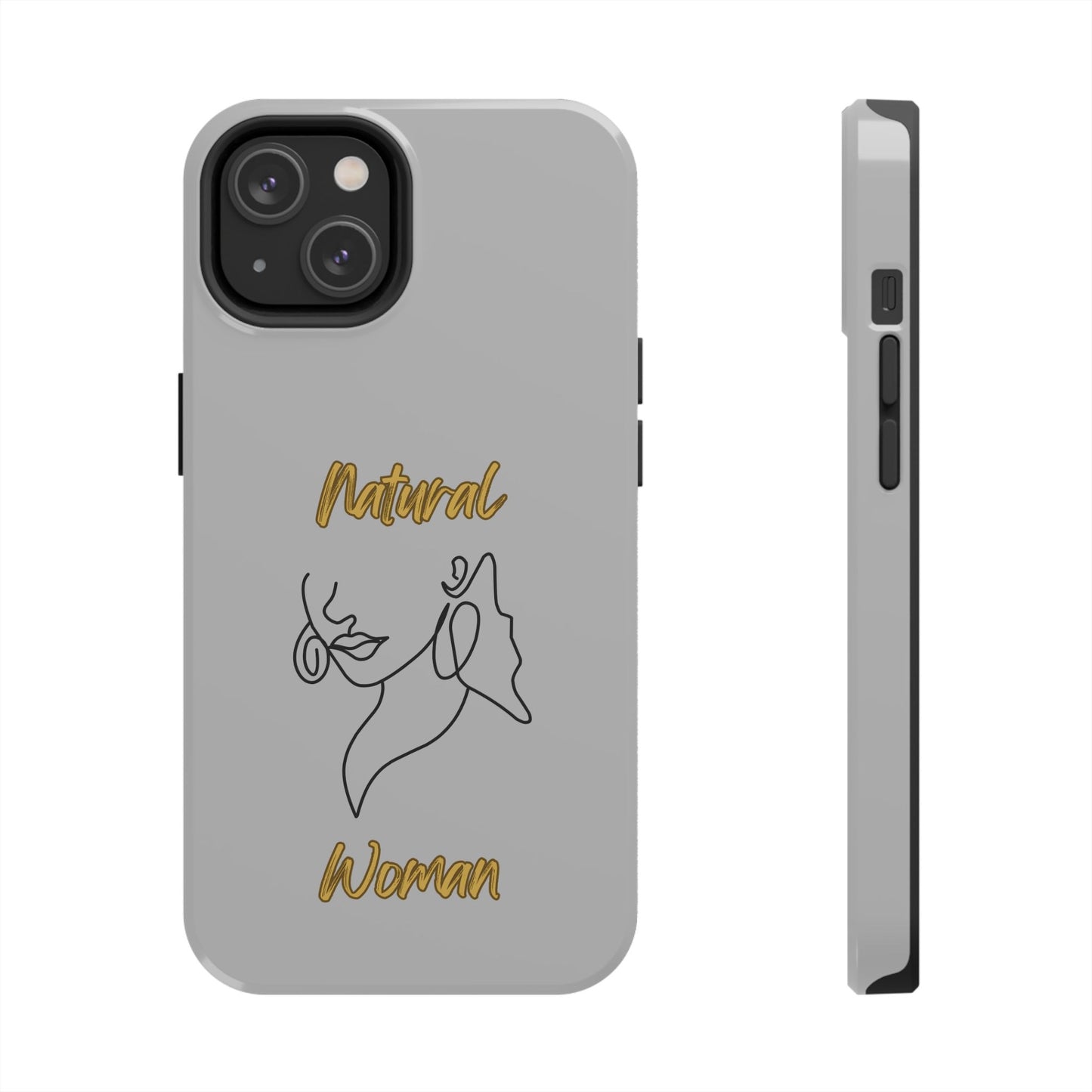 Natural Woman Lips (BL)Tough Phone Cases LIGHT GREY