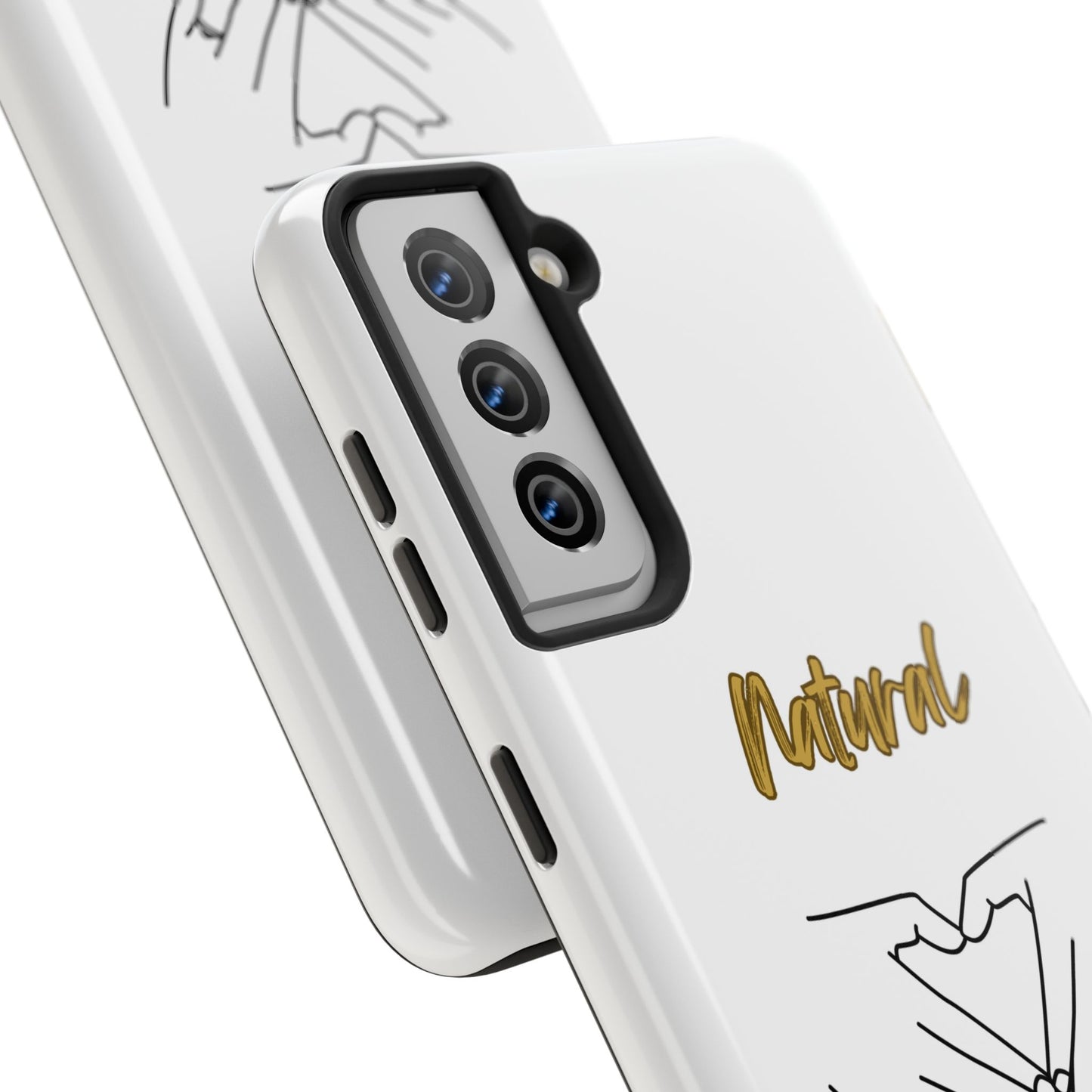 Natural Woman I Love You (BL)Tough Phone Cases WHITE