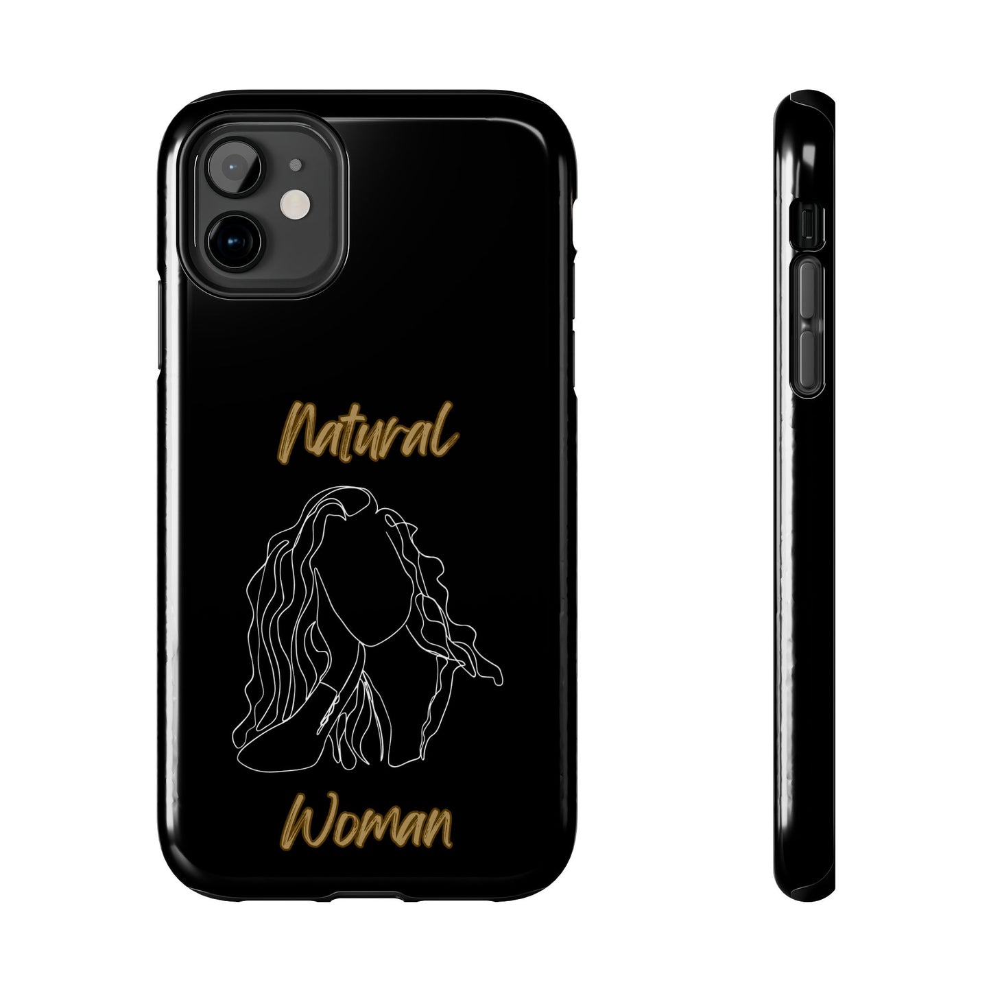 Natural Woman Relaxed (WL) Tough Phone Cases BLACK