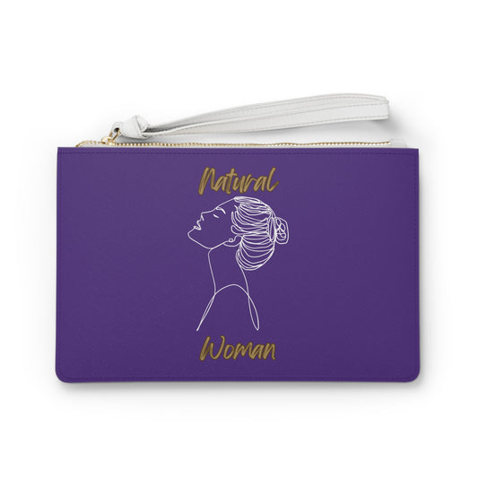 Natural Woman Wet Bun (WL) Clutch Bag PURPLE