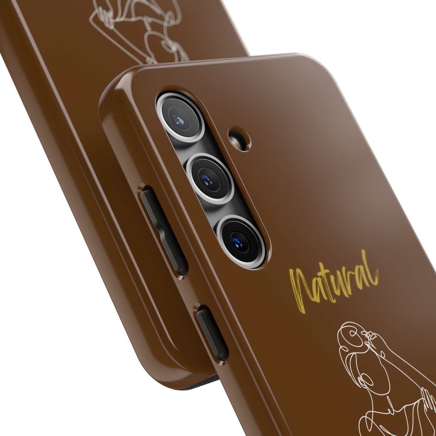Natural Woman Style (WL)Tough Phone Cases BROWN