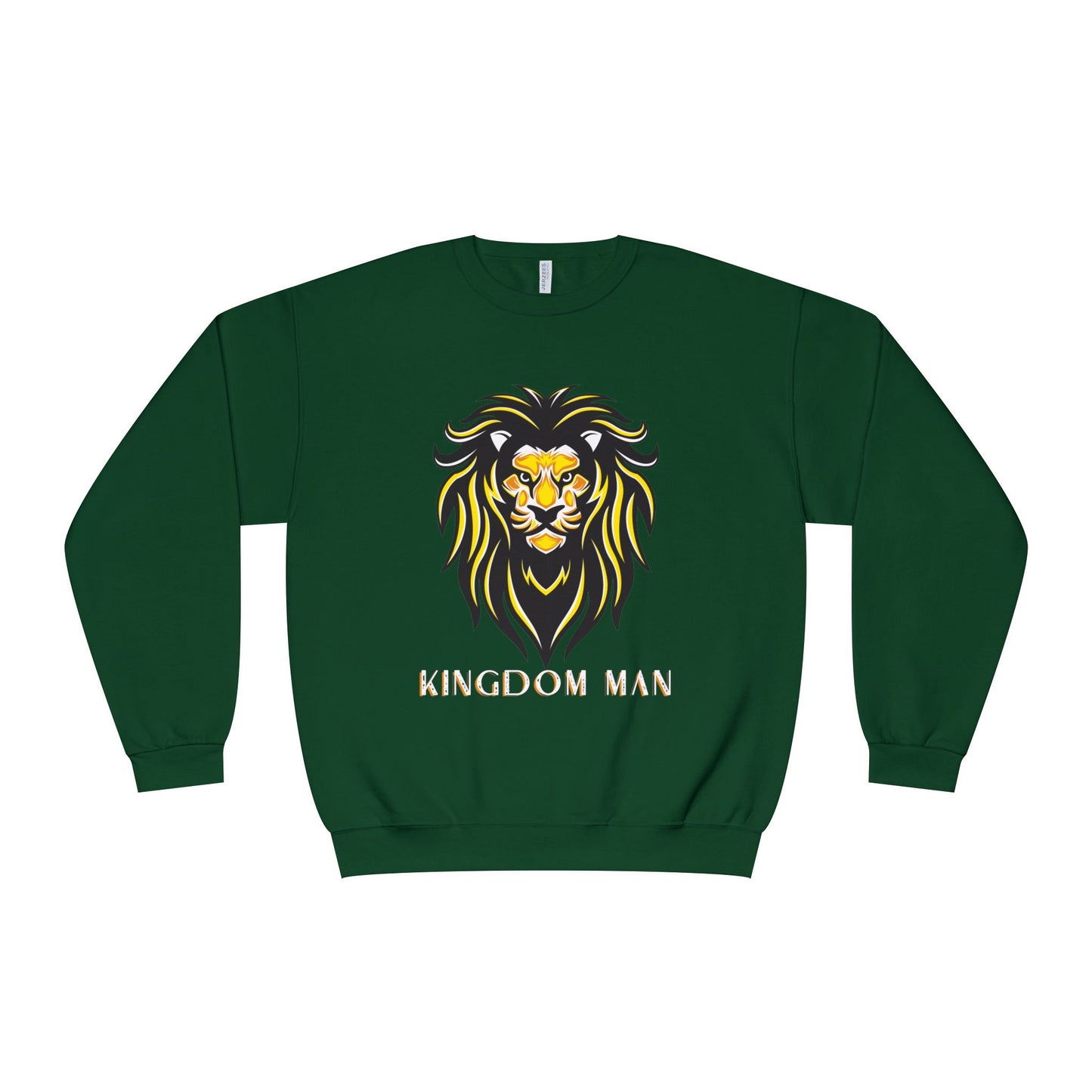 Kingdom Man (White/Gold) Crewneck Sweatshirt