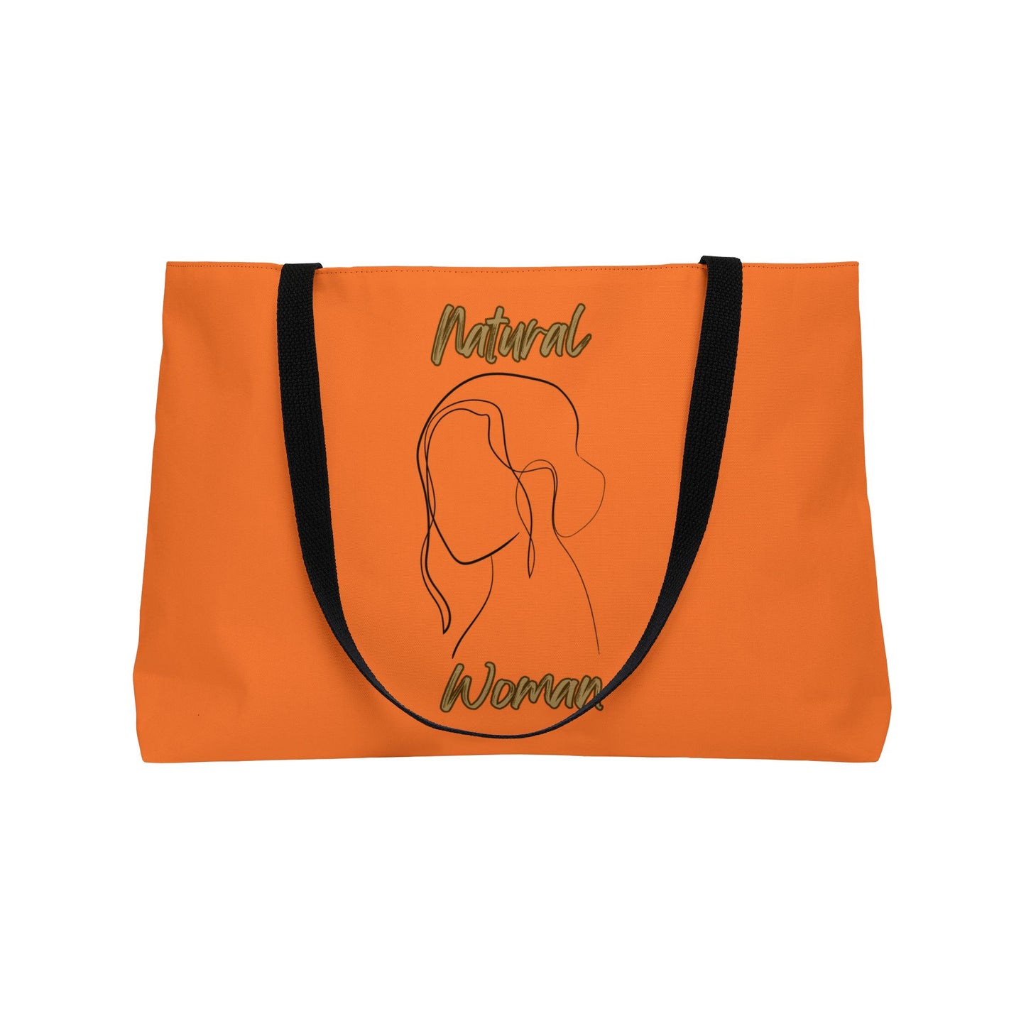 Natural Woman Hanging Hair (BL) Weekender Tote Bag CRUSTA