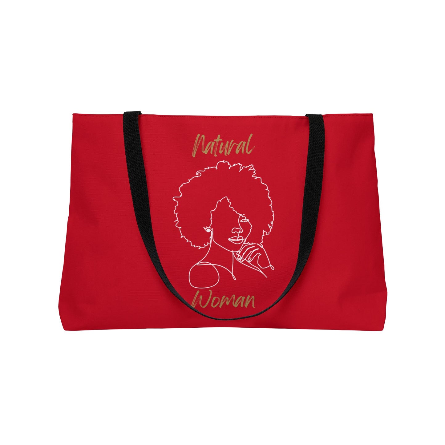 Natural Woman The Look (WL) Weekender Tote Bag DARK RED