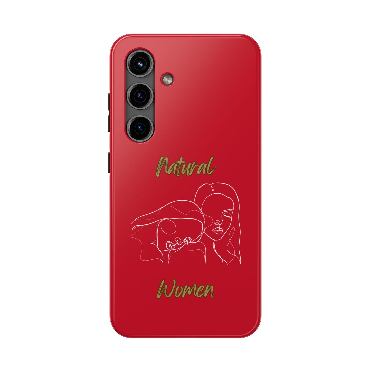 Natural Woman Sisters (WL)Tough Phone Cases DARK RED