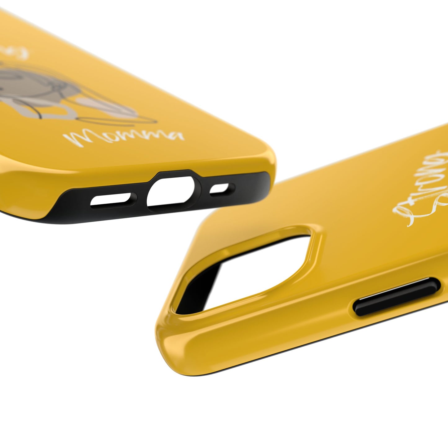 Strong Momma (WL) Tough Phone Cases YELLOW