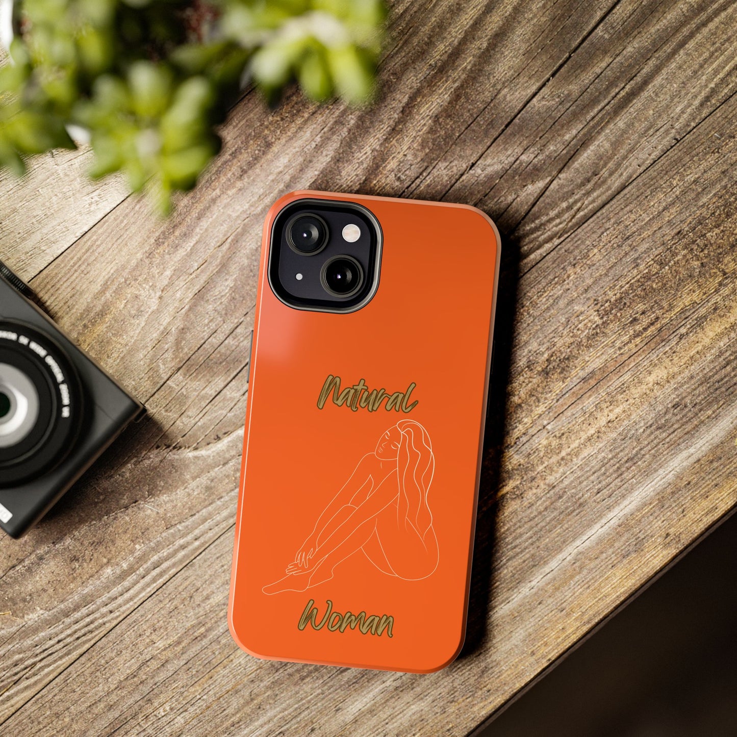 Natural Woman Beauty (WL) Tough Phone Cases ORANGE