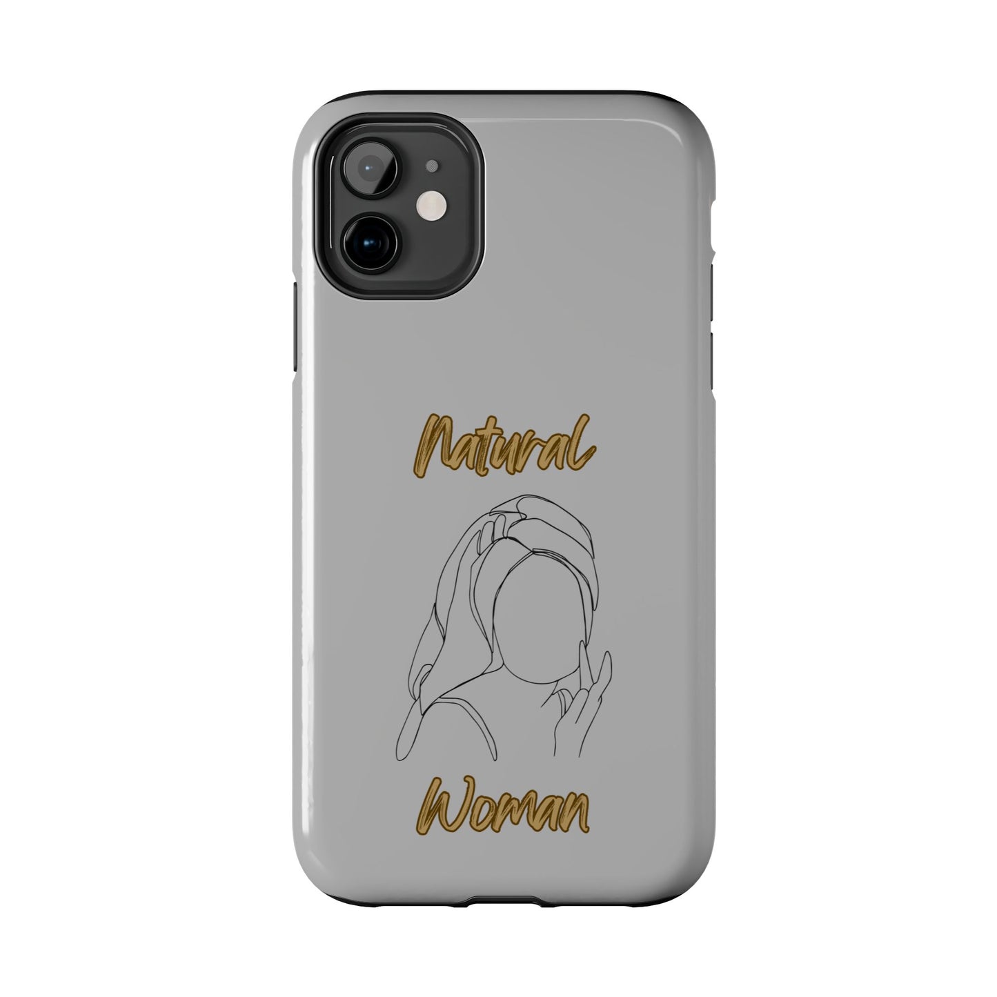 Natural Woman Towel Wrapped (BL)Tough Phone Cases LIGHT GREY