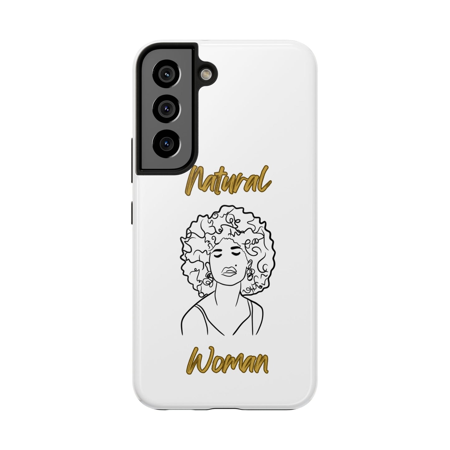 Natural Woman All About Me (BL)Tough Phone Cases WHITE
