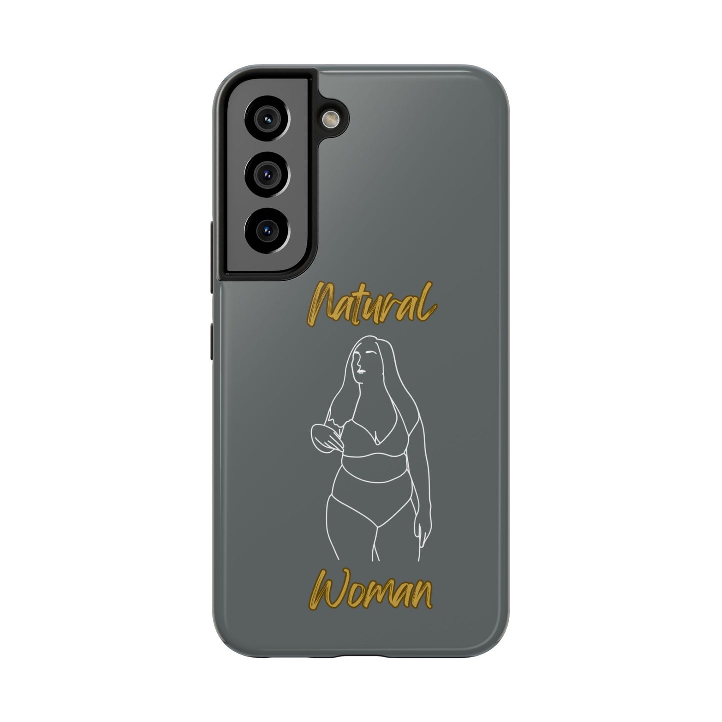 Natural Woman Full Beauty (WL)Tough Phone Cases DARK GREY