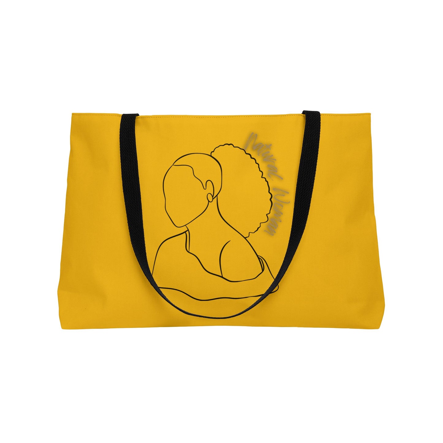 Natural Woman Behind Head (BL) Weekender Tote Bag YELLOW
