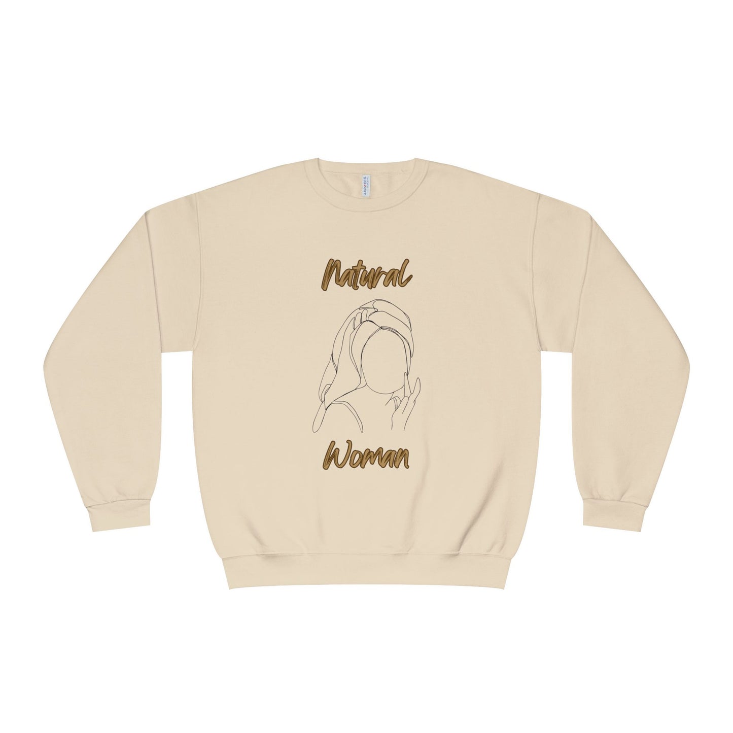Natural Woman Towel Wrapped (BL) Crewneck Sweatshirt