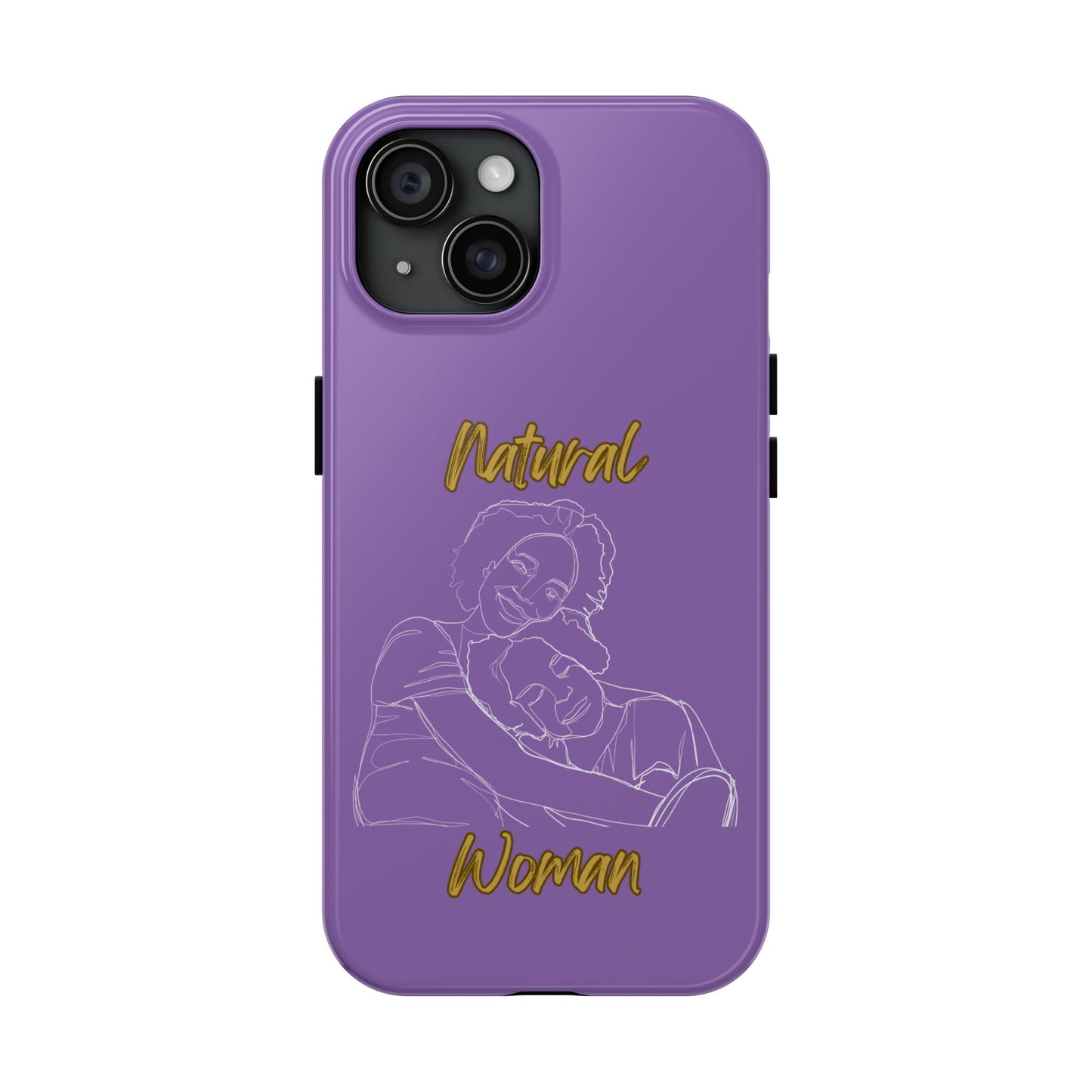 Natural Woman Loving Embrace (WL)Tough Phone Cases LIGHT PURPLE