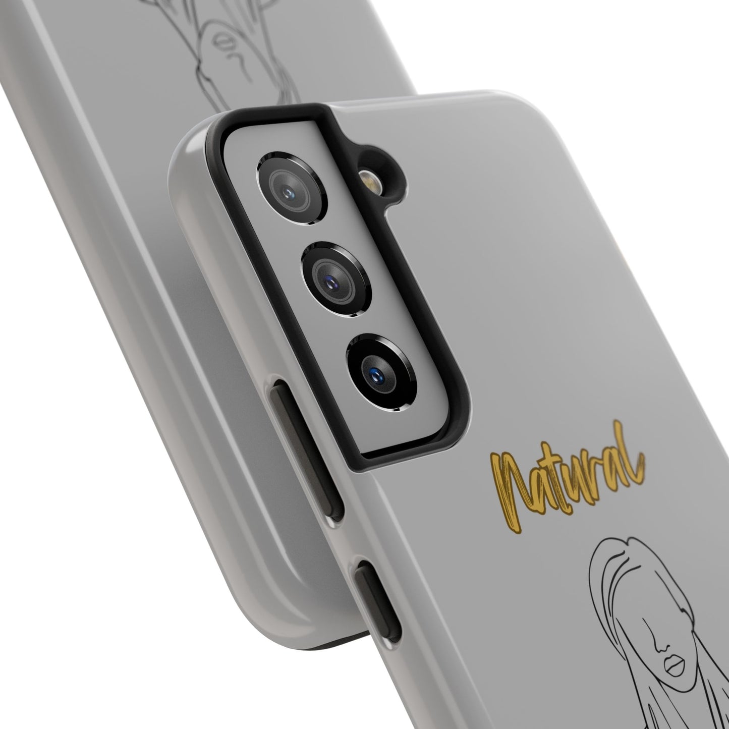 Natural Woman Content (BL)Tough Phone Cases LIGHT GREY