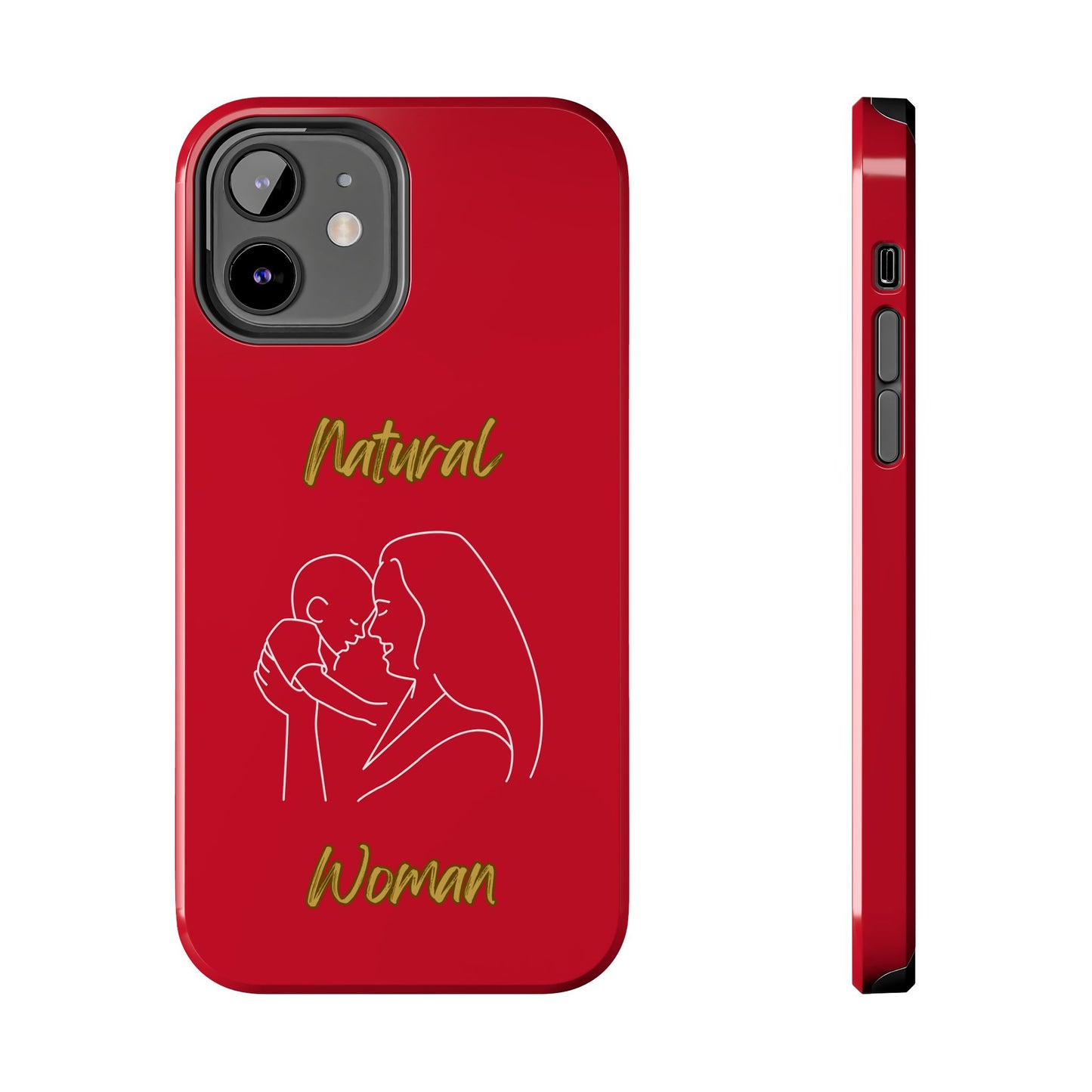 Natural Woman Joy (WL) Tough Phone Cases DARK RED
