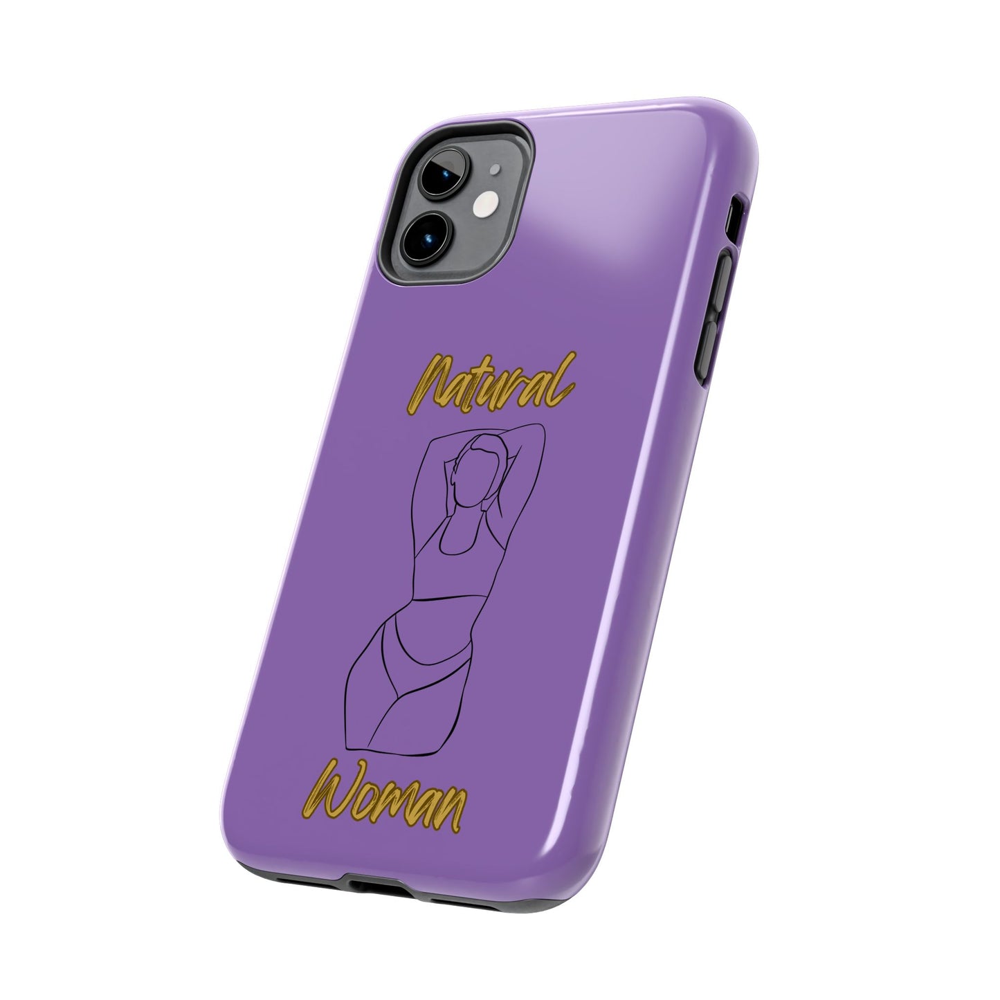 Natural Woman I Love Me (BL)Tough Phone Cases LIGHT PURPLE