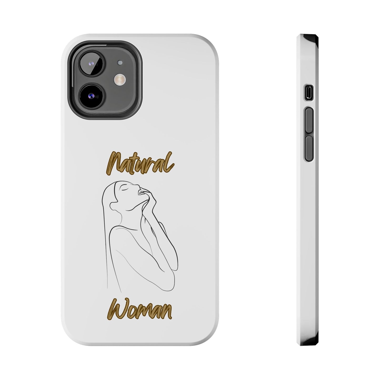Natural Woman Thank You (BL) Tough Phone Cases WHITE