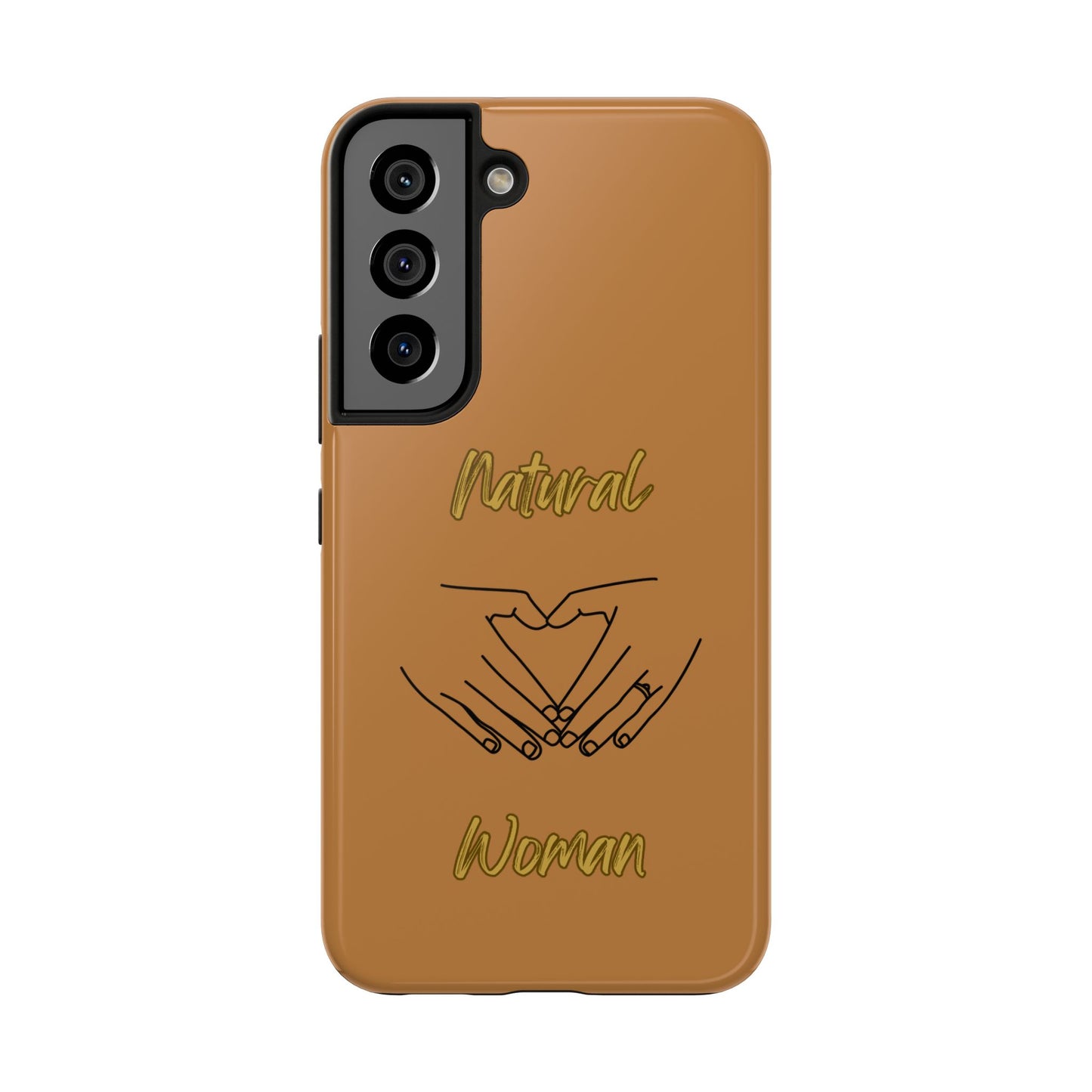 Natural Woman I Love You (BL)Tough Phone Cases LIGHT BROWN