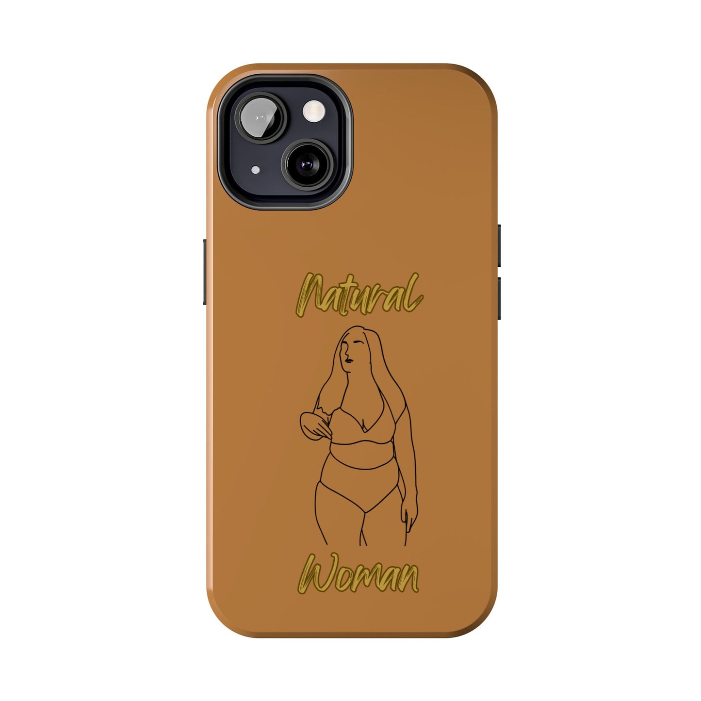 Natural Woman Full Beauty (BL)Tough Phone Cases LIGHT BROWN