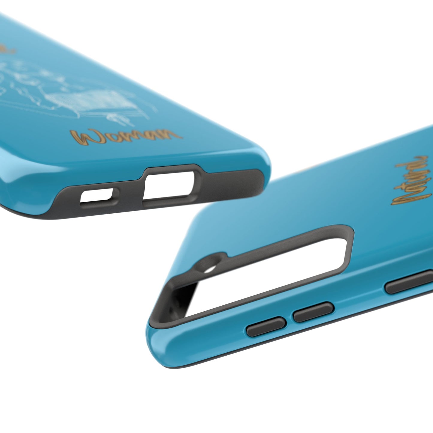 Natural Woman Thinking (WL)Tough Phone Cases TURQUOISE