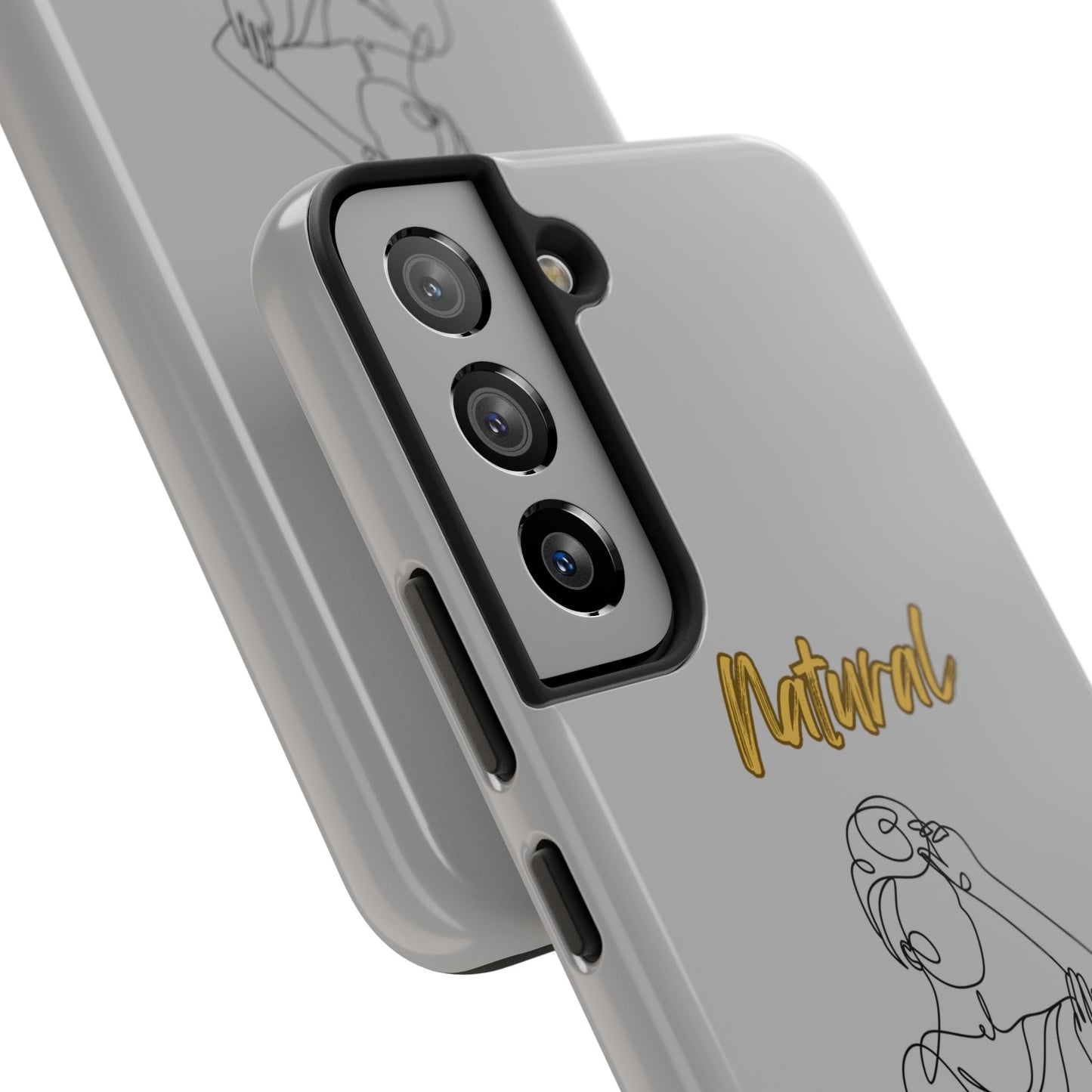 Natural Woman Style (BL)Tough Phone Cases LIGHT GREY