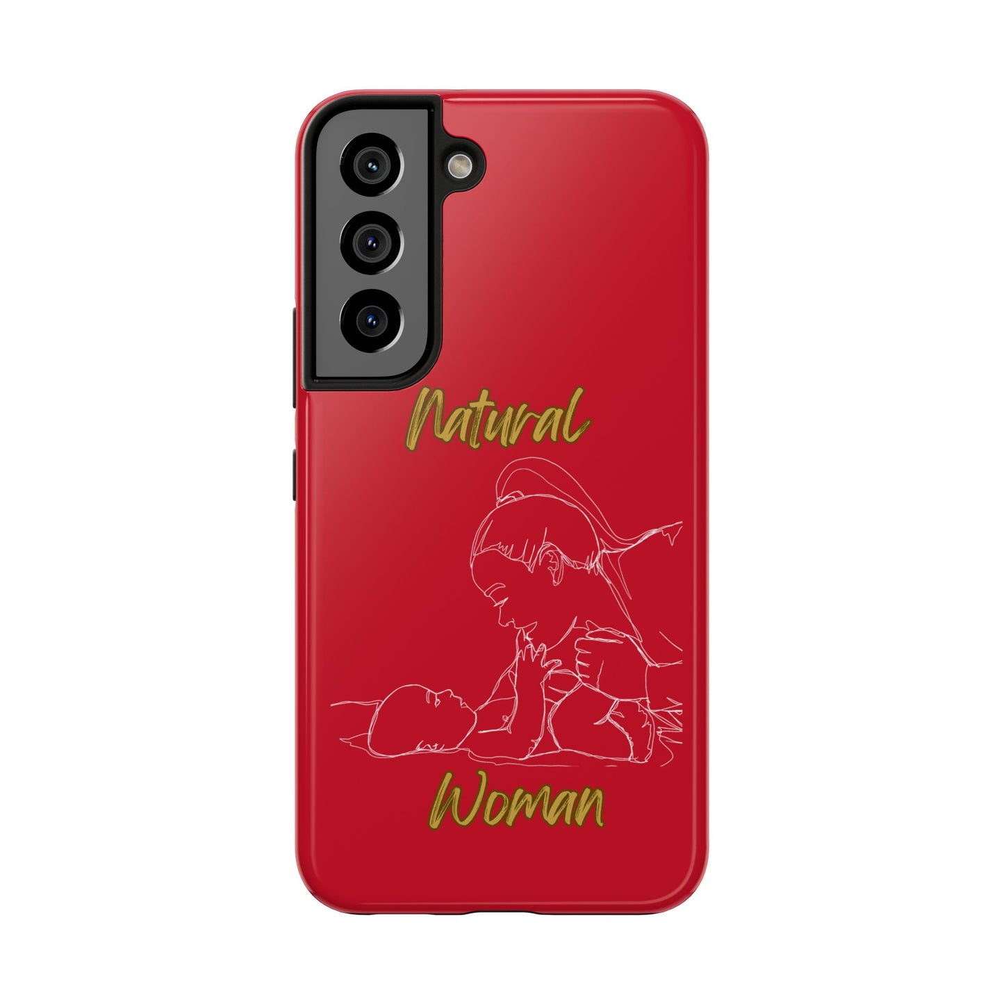 Natural Woman New Life (WL)Tough Phone Cases DARK RED