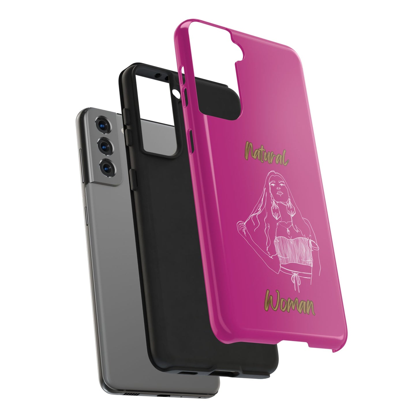 Natural Woman Thinking (WL)Tough Phone Cases PINK