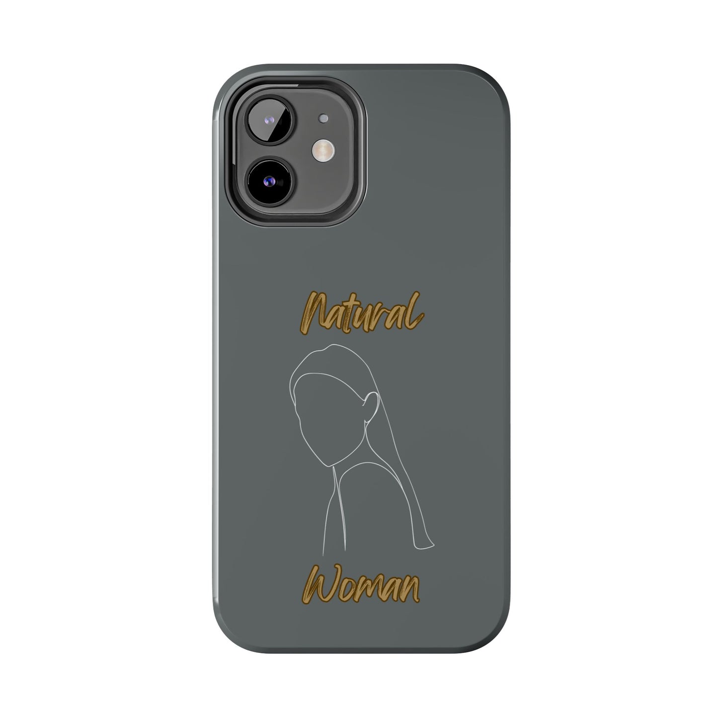 Natural Woman Tilted Look (WL) Tough Phone Cases DARK GREY