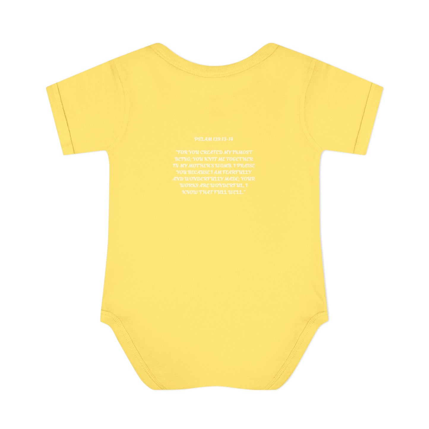 Kingdom Kids Infant Bodysuit - Psalm 139: 13-14